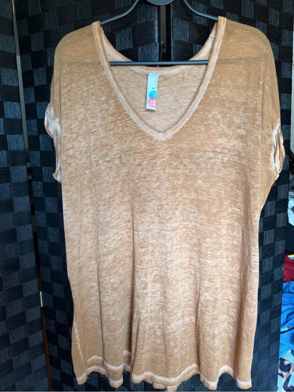 FP Beach semi-sheer oversized tee